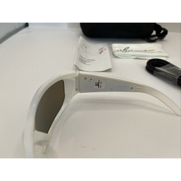Oho Sunshine Sunglasses ROHS MIC in Case Designer Fashion White - Picture 3 of 7